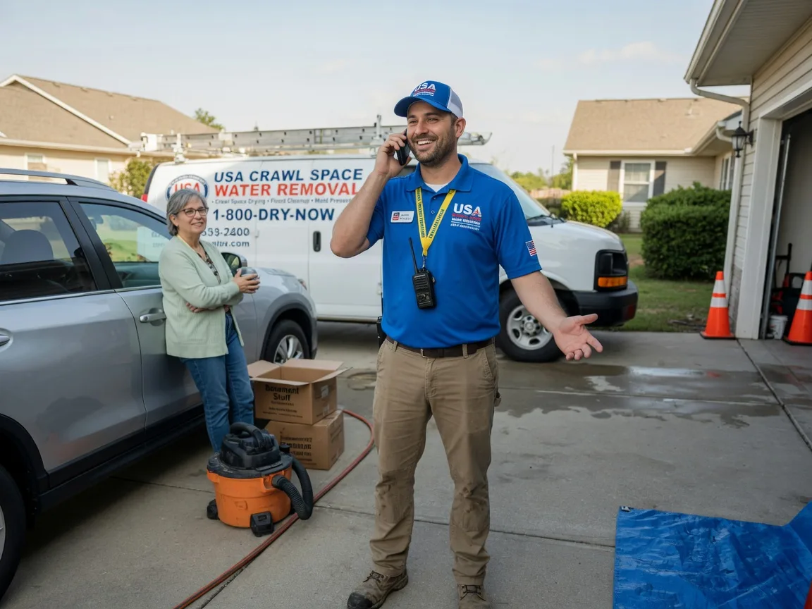 Crawl Space Water Removal Arrington, TN FAQs